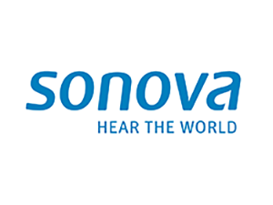 sonova logo with link to the website