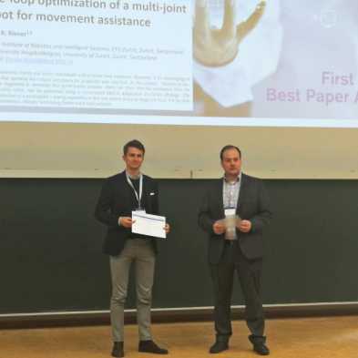 Florian Haufe receives the AUTOMED 2020 Best Paper Award
