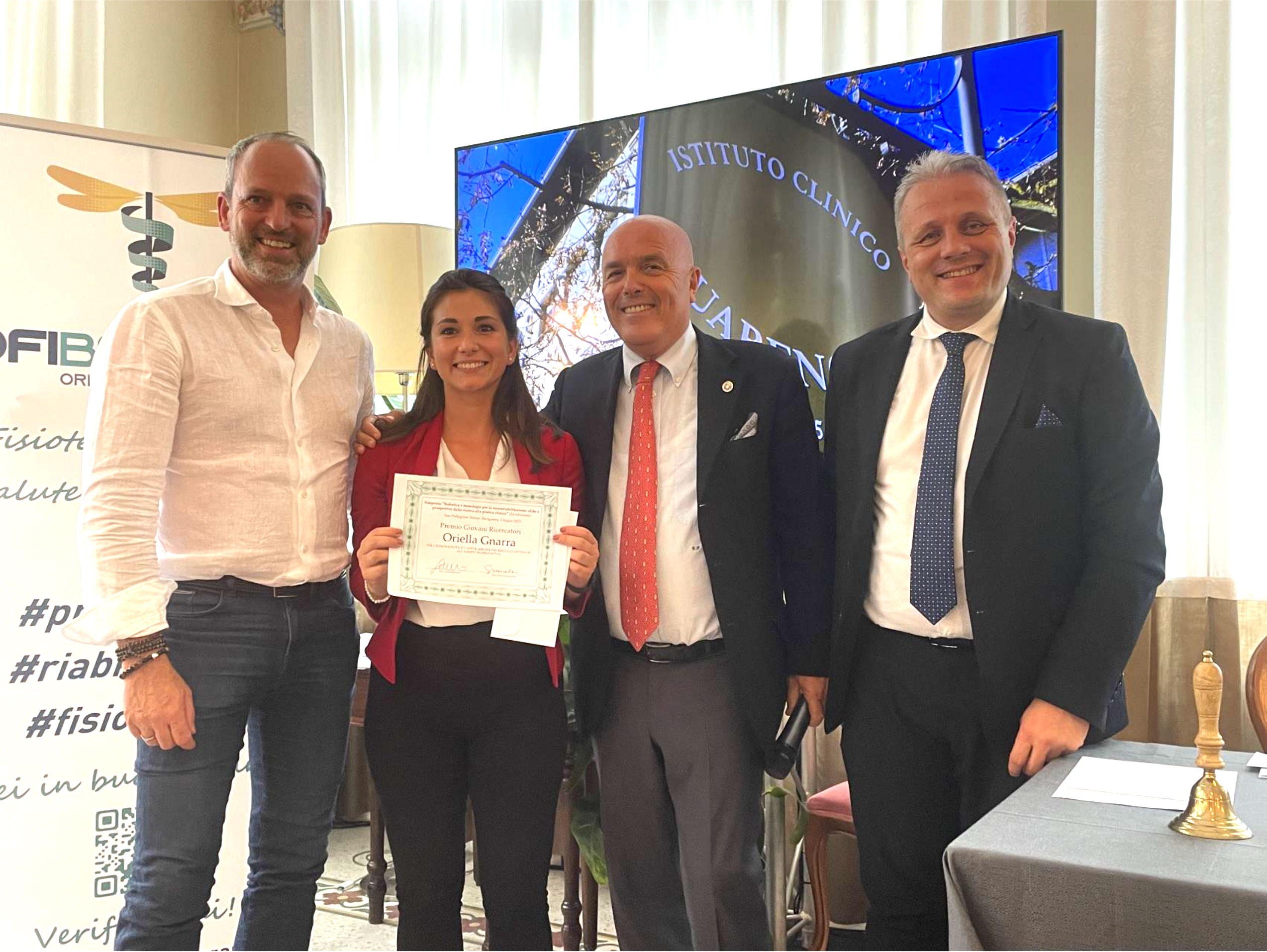 Young researcher award for Oriella Gnarra – Sensory-Motor Systems Lab ...