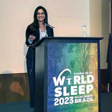 Oriella Gnarra at World Sleep Congress