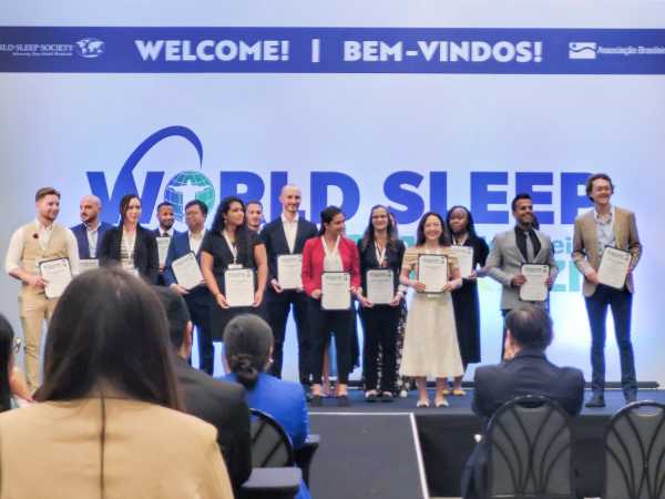 Enlarged view: Group picture with Oriella Gnarra at World Sleep Congress